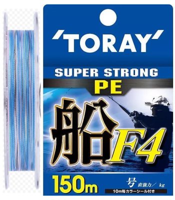 Плетеный шнур Toray Super Strong PE Ship F4, 150м -№1 (5кг) -793